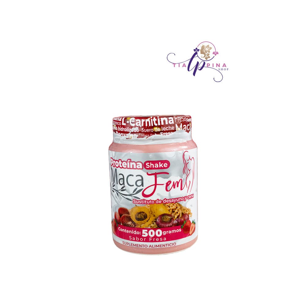 PROTEINA SHAKE MACA FEM - Productos para cabello, salud, belleza, moda y pérdida de peso - tia pina shop llc